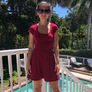 Forever 21 Garnet mini game-day dress